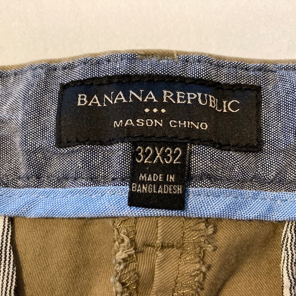 Banana Republic Mason Chino in Khaki 32/32 - Picture 2 of 2